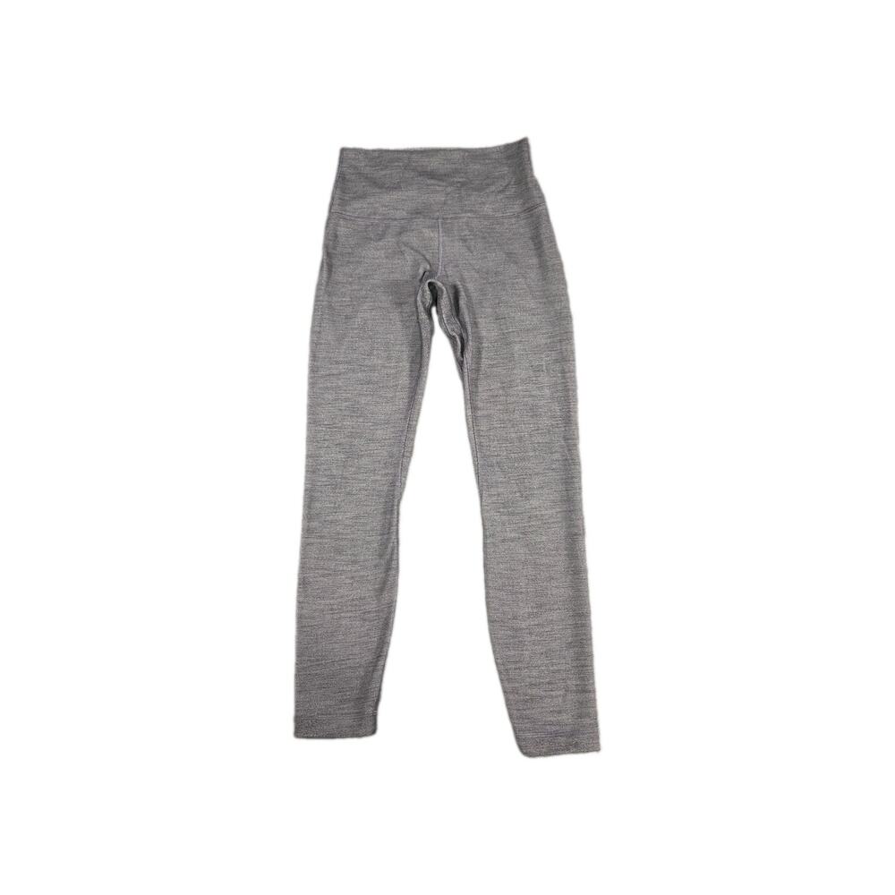 Lululemon Pants Womens Sz 6 Gray High Rise Leggings Yoga Athletic Gym Workout